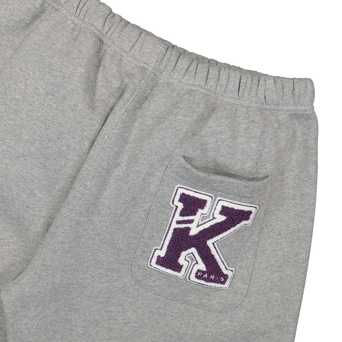 KENZO Varsity Shorts Grey Detail view 5 | Gate