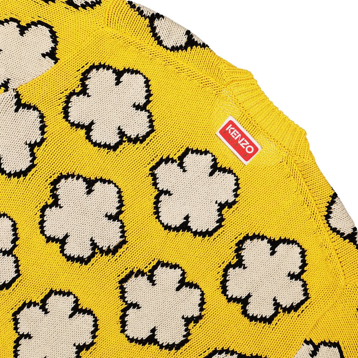 KENZO Boke Flower Jumper Yellow Detail view 4 | Gate