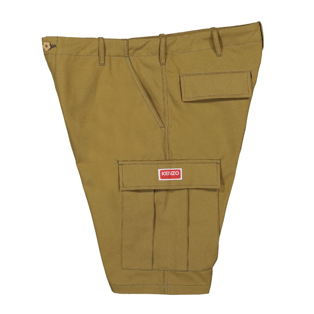 KENZO Cargo Shorts Brown Detail view 3 | Gate
