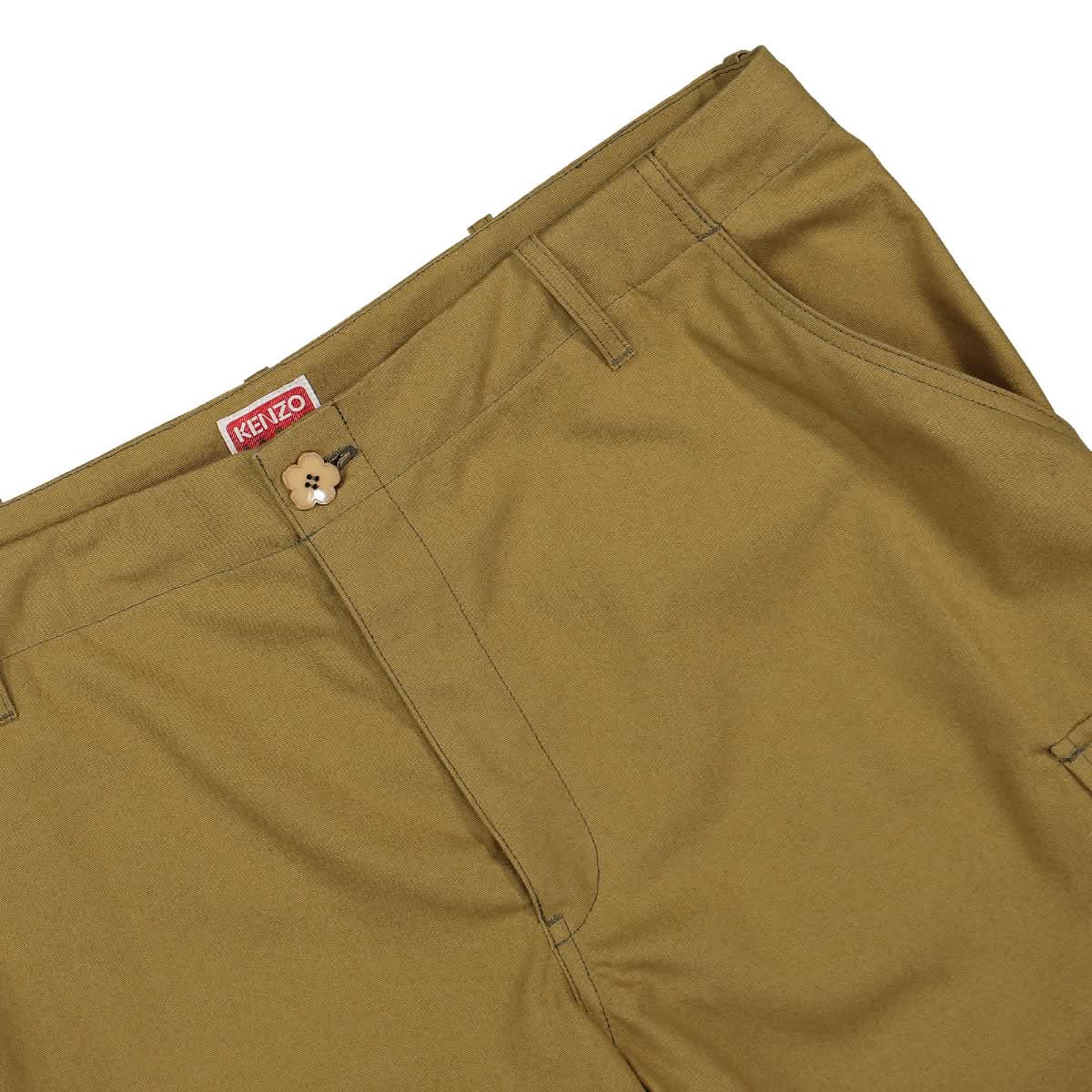 KENZO Cargo Shorts Brown Detail view 5 | Gate