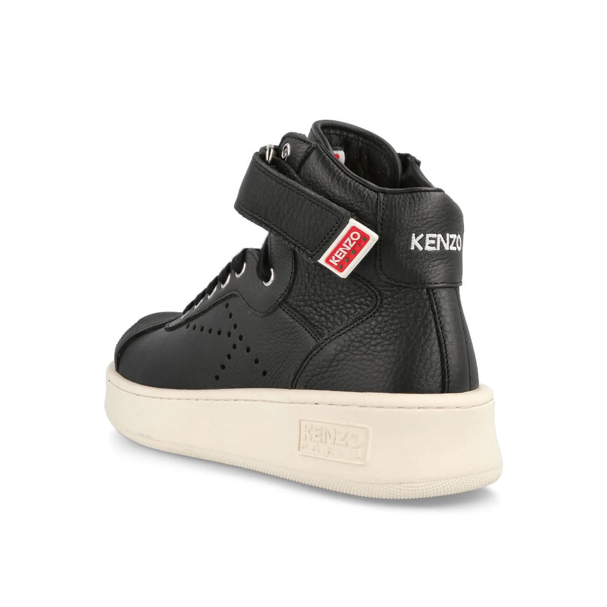 KENZO Hoops High Top Sneaker Black Sneaker Detail view 3 | Gate