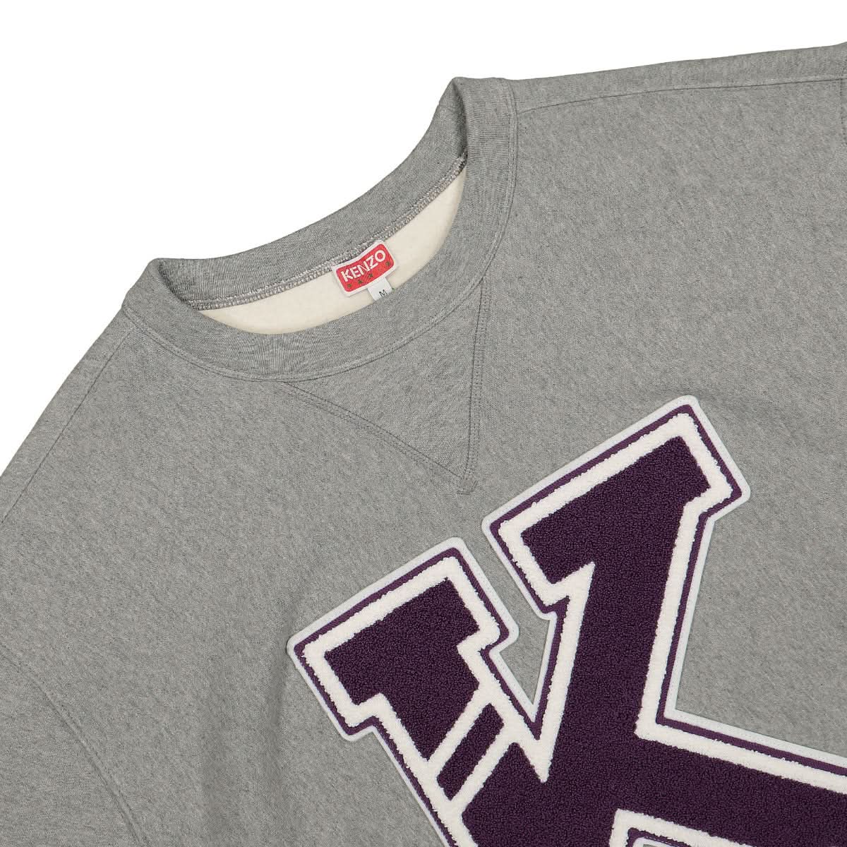 KENZO Varsity Sweatshirt Grey Detail view 3 | Gate