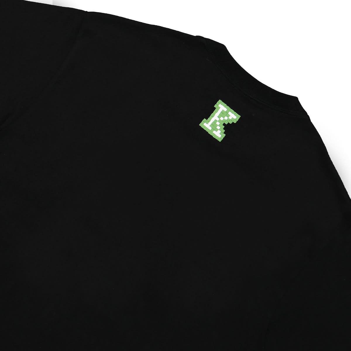 KENZO Pixel Oversized T-Shirt Black,Multicolor Detail view 4 | Gate