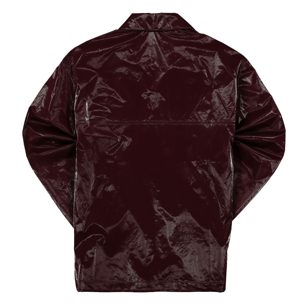 paria /FARZANEH PVC Burgundy Jacket Brown Detail view 2 | Gate