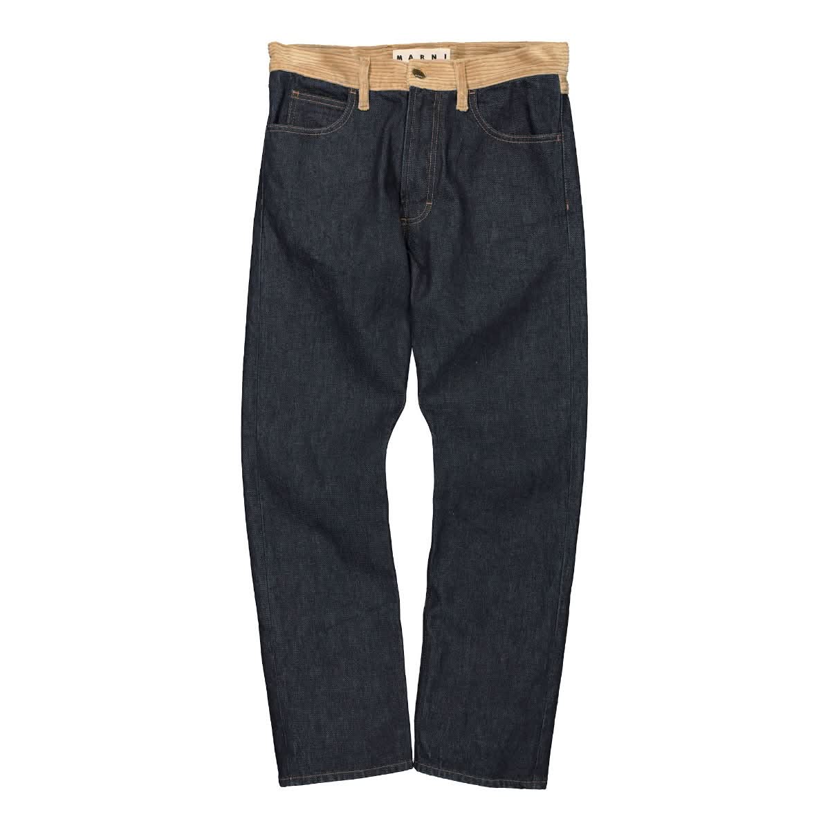 Marni Trousers Blue Detail view 1 | Gate