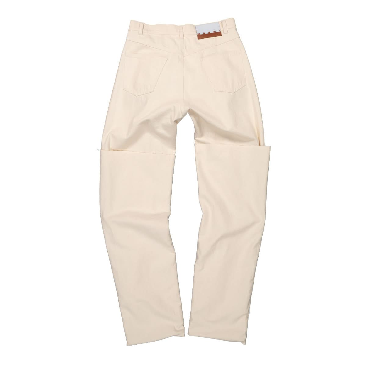 Marni Trousers Beige Detail view 2 | Gate