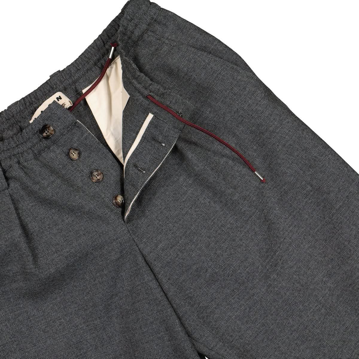 Marni Trousers Black,White Detail view 4 | Gate