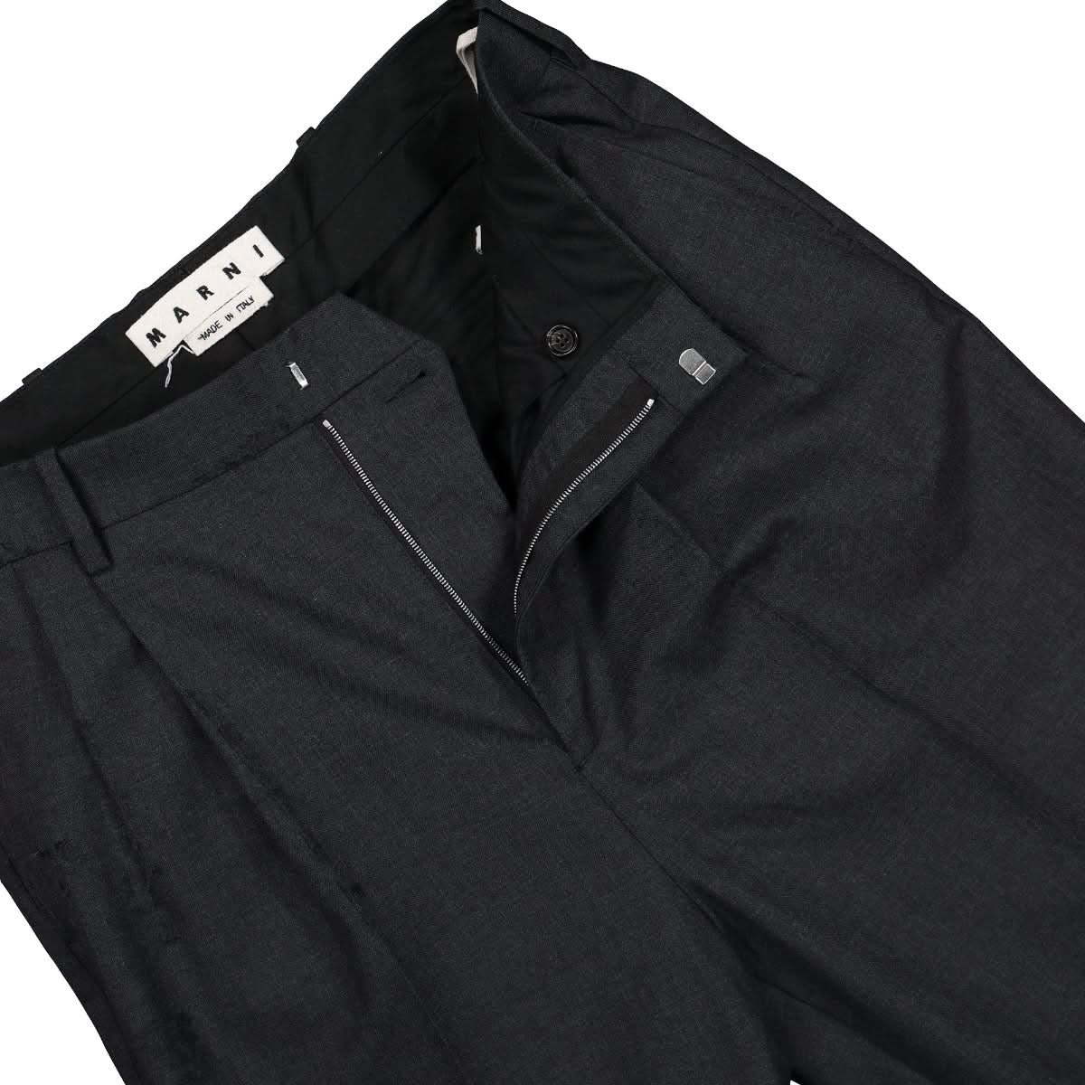 Marni Trousers Grey Detail view 4 | Gate