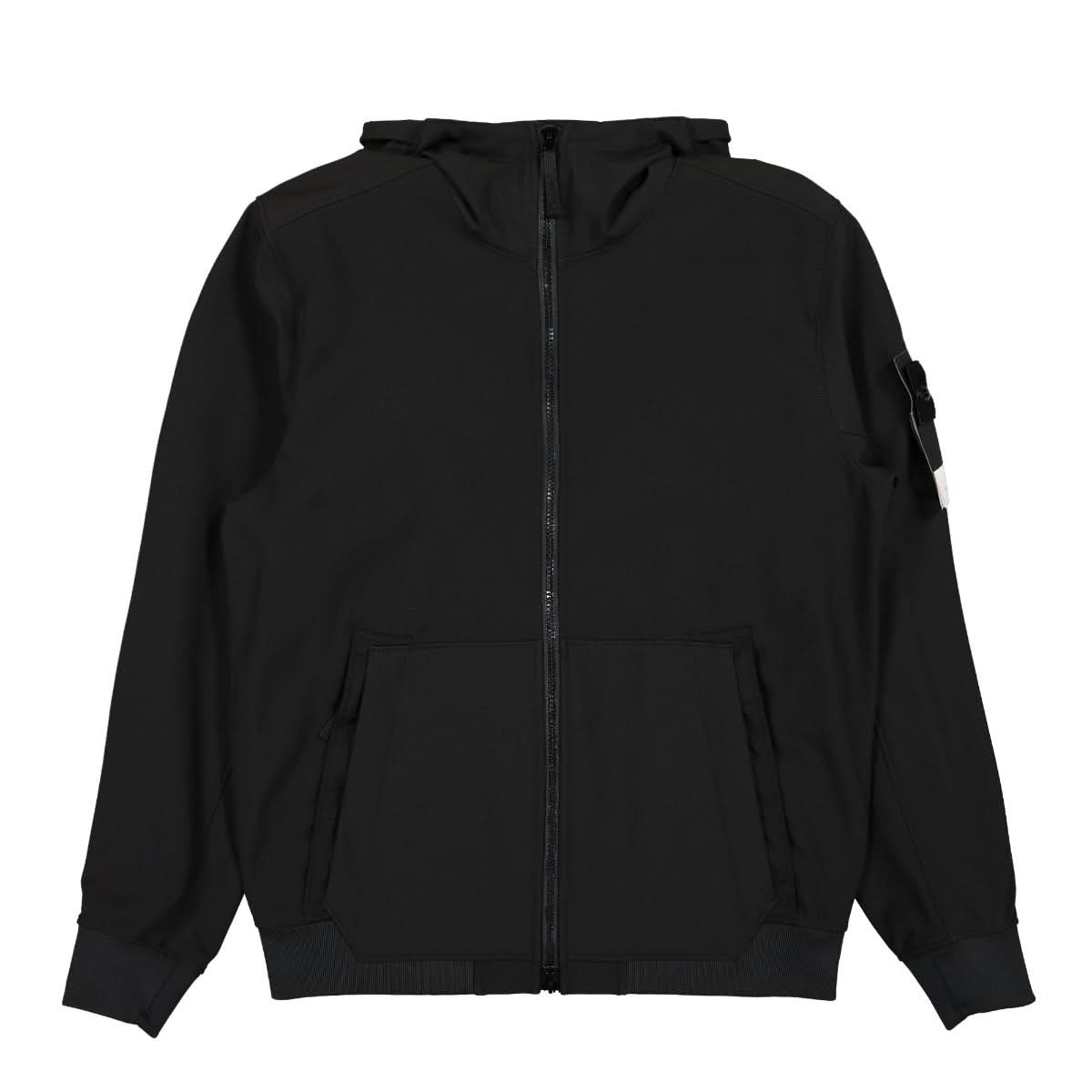 Stone Island Light Outerwear Black Detail view 1 | Gate