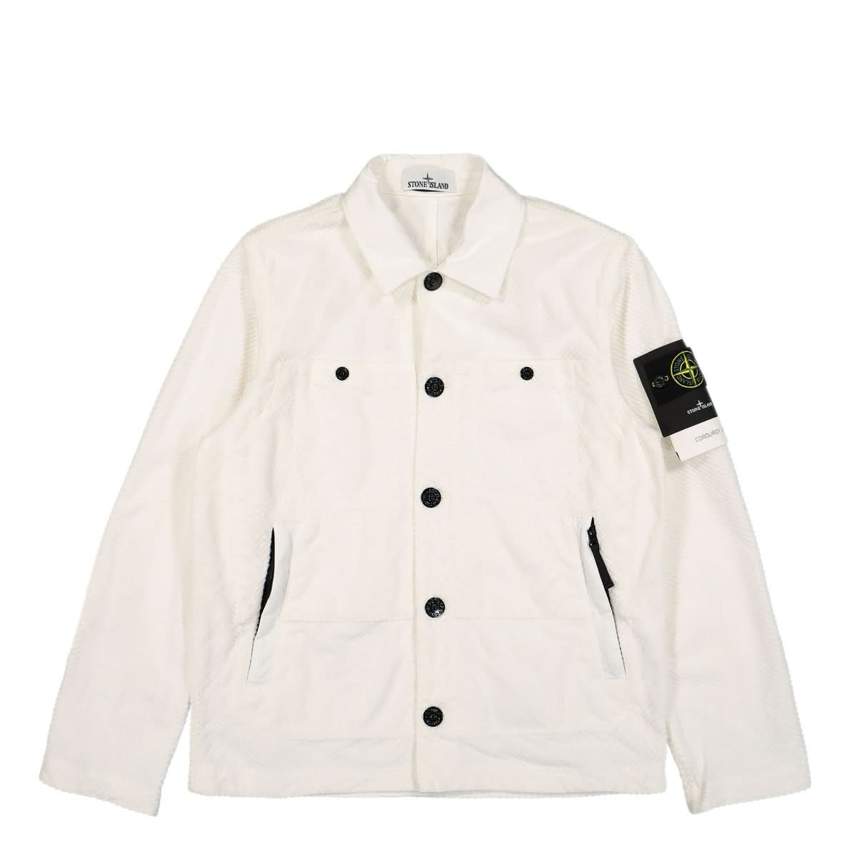 Stone Island Light Outerwear White Detail view 1 | Gate
