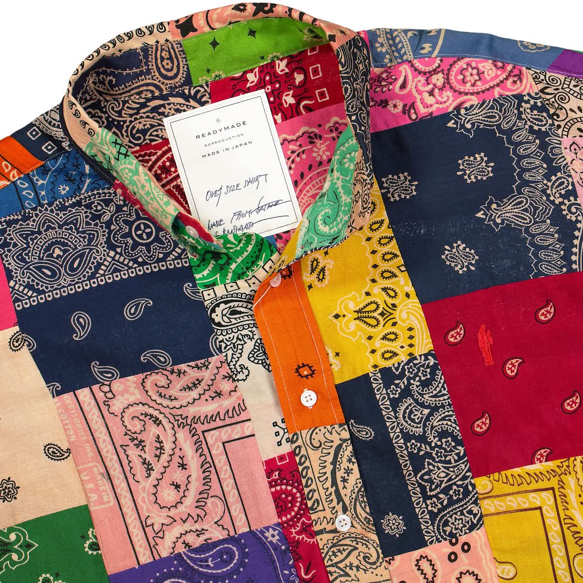 READYMADE Bandana Oversize Shirt Multicolor Detail view 3 | Gate