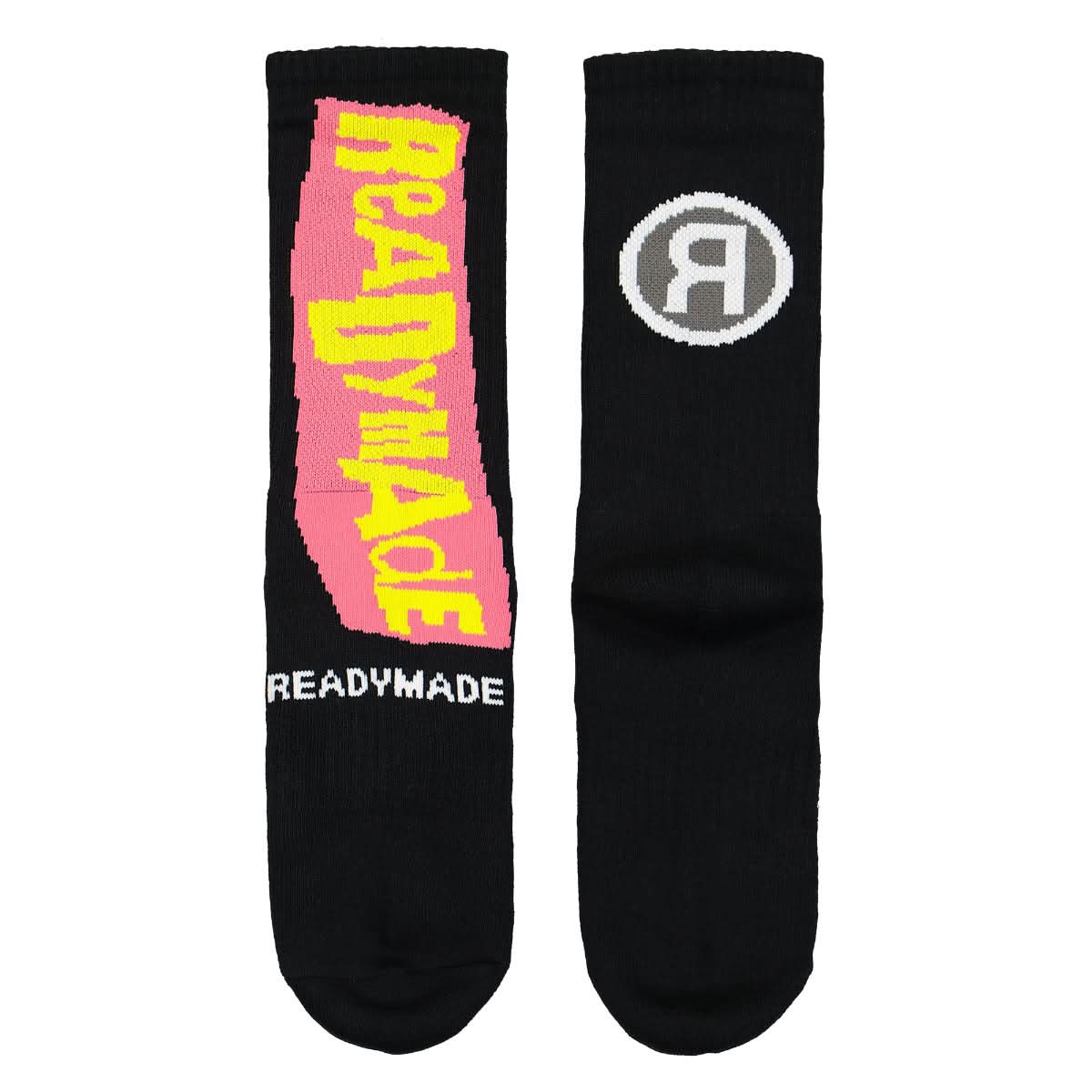 READYMADE 3 Pack Crew Socks Black Detail view 3 | Gate