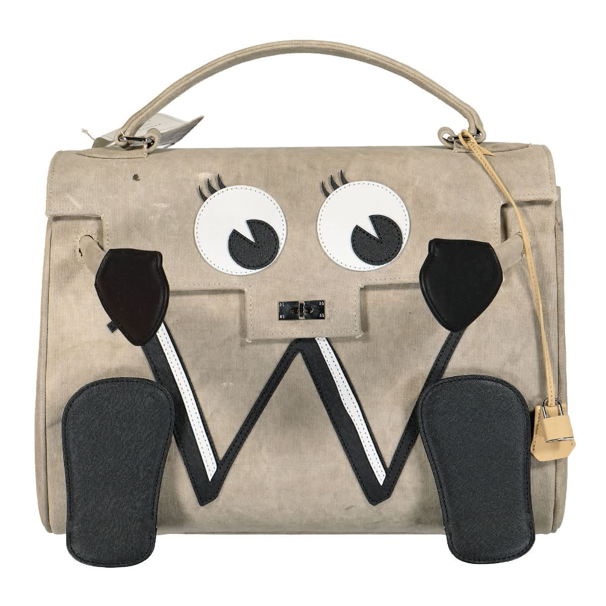 READYMADE Dr. Woo Doll Bag Grey,White Detail view 1 | Gate