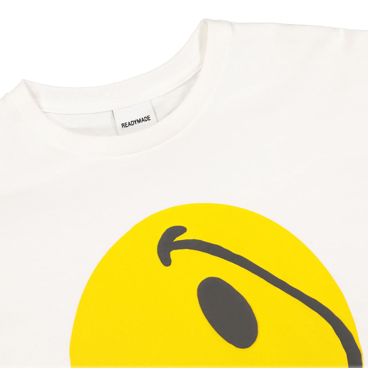 READYMADE Collapsed Face Tee White Detail view 3 | Gate