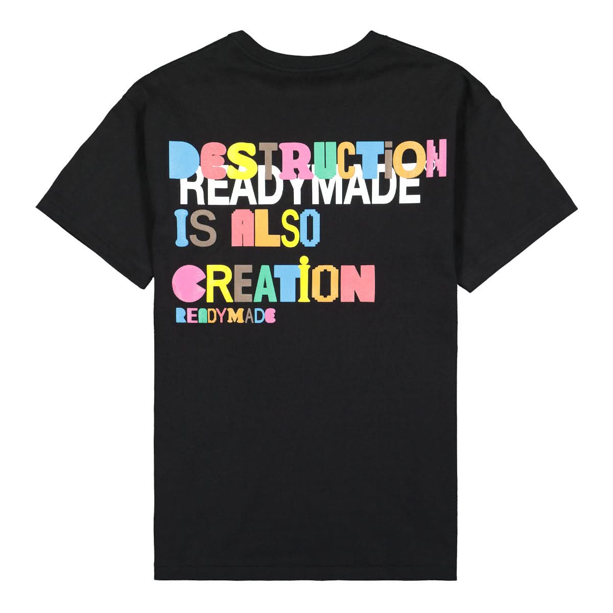 READYMADE Collapsed Face Tee Black Detail view 2 | Gate