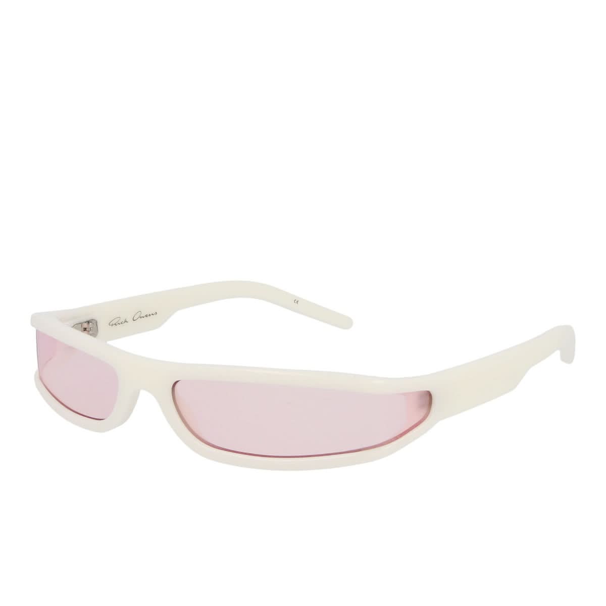 Rick Owens Fog Sunglasses White,Pink Detail view 1 | Gate