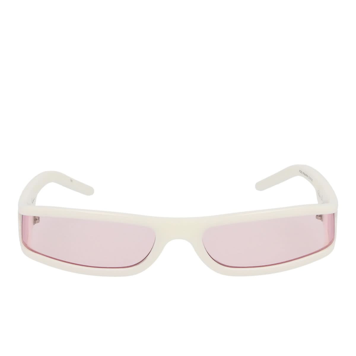 Rick Owens Fog Sunglasses White,Pink Detail view 2 | Gate