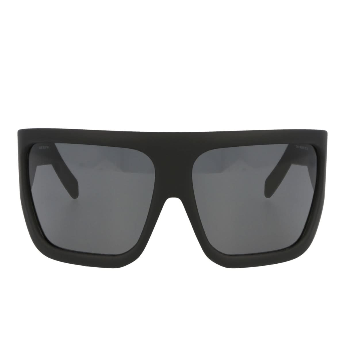 Rick Owens Davis Sunglasses Black Detail view 3 | Gate