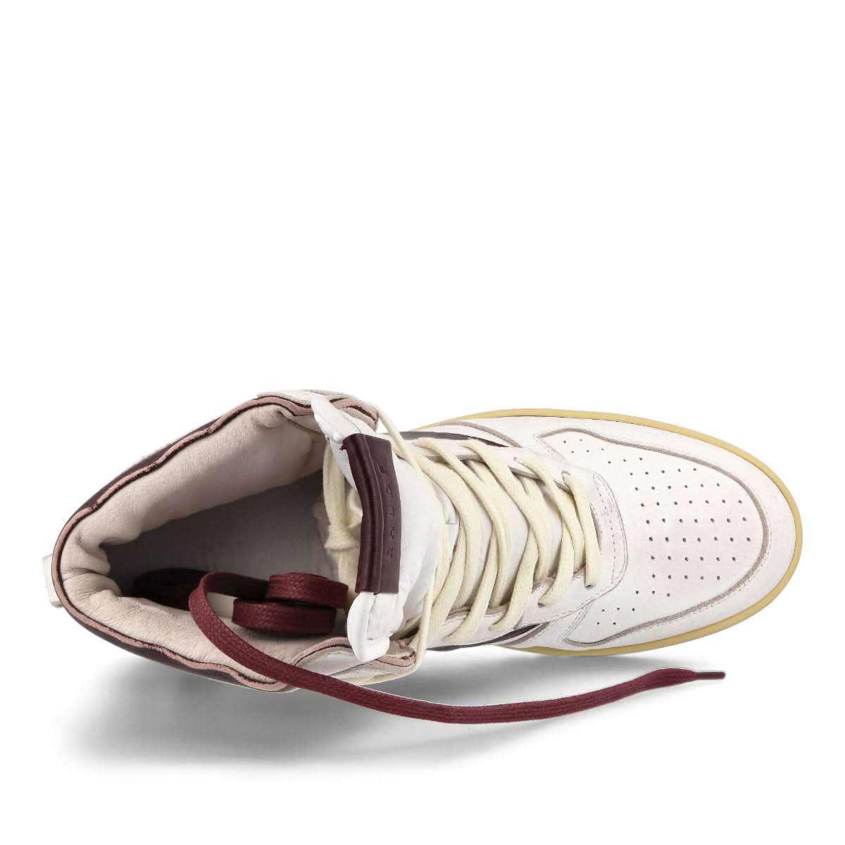Rhude Rhecess Hi White,Red Sneaker Detail view 5 | Gate