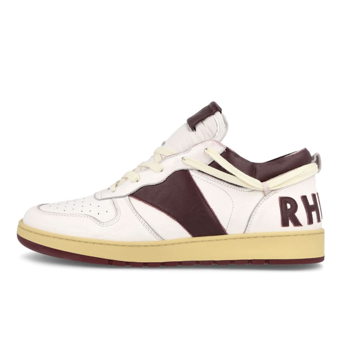 Rhude Rhecess Low White,Red Sneaker Detail view 1 | Gate