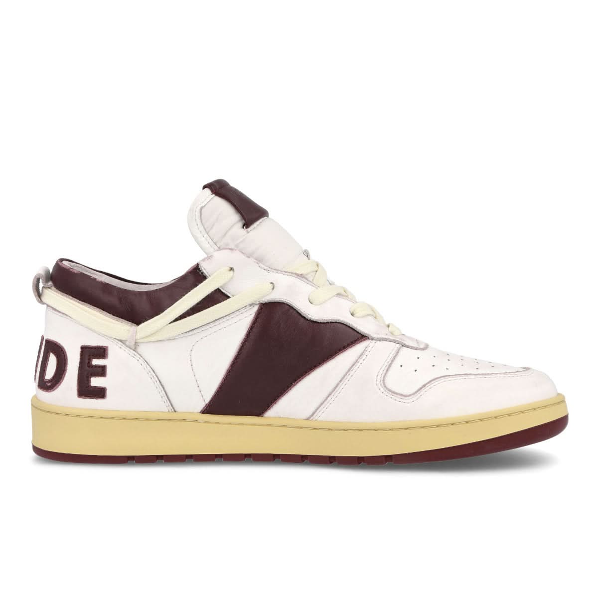 Rhude Rhecess Low White,Red Sneaker Detail view 1 | Gate