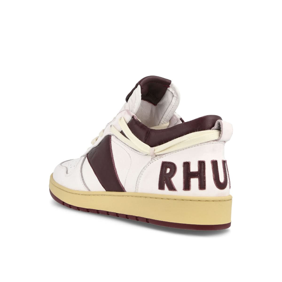 Rhude Rhecess Low White,Red Sneaker Detail view 3 | Gate