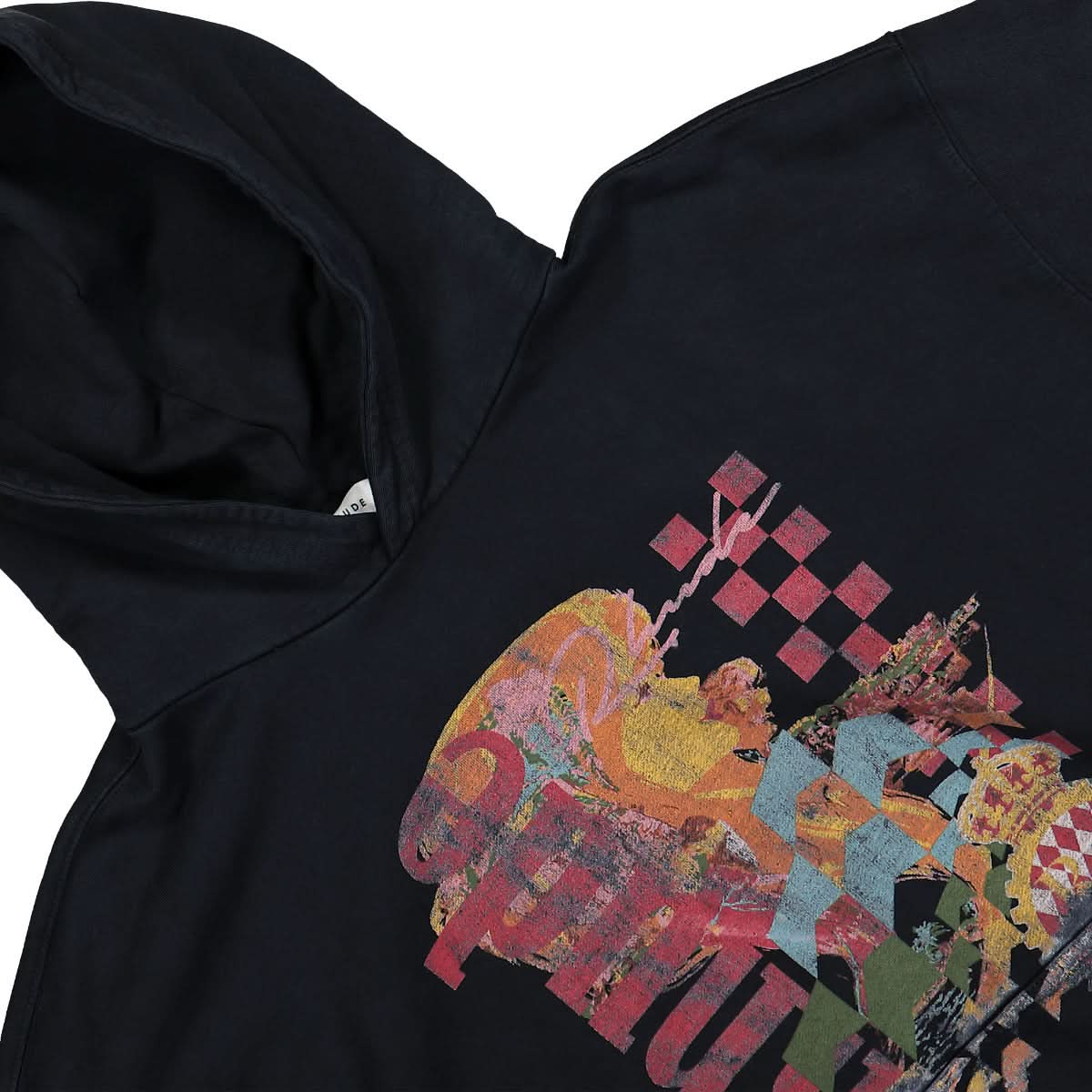 Rhude Joyride Hoodie Black Detail view 3 | Gate