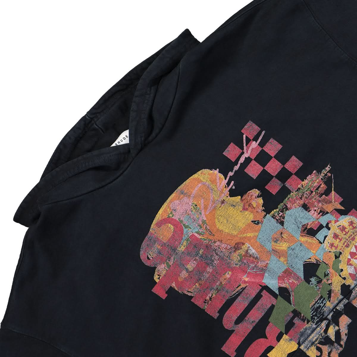 Rhude Joyride Hoodie Black Detail view 4 | Gate