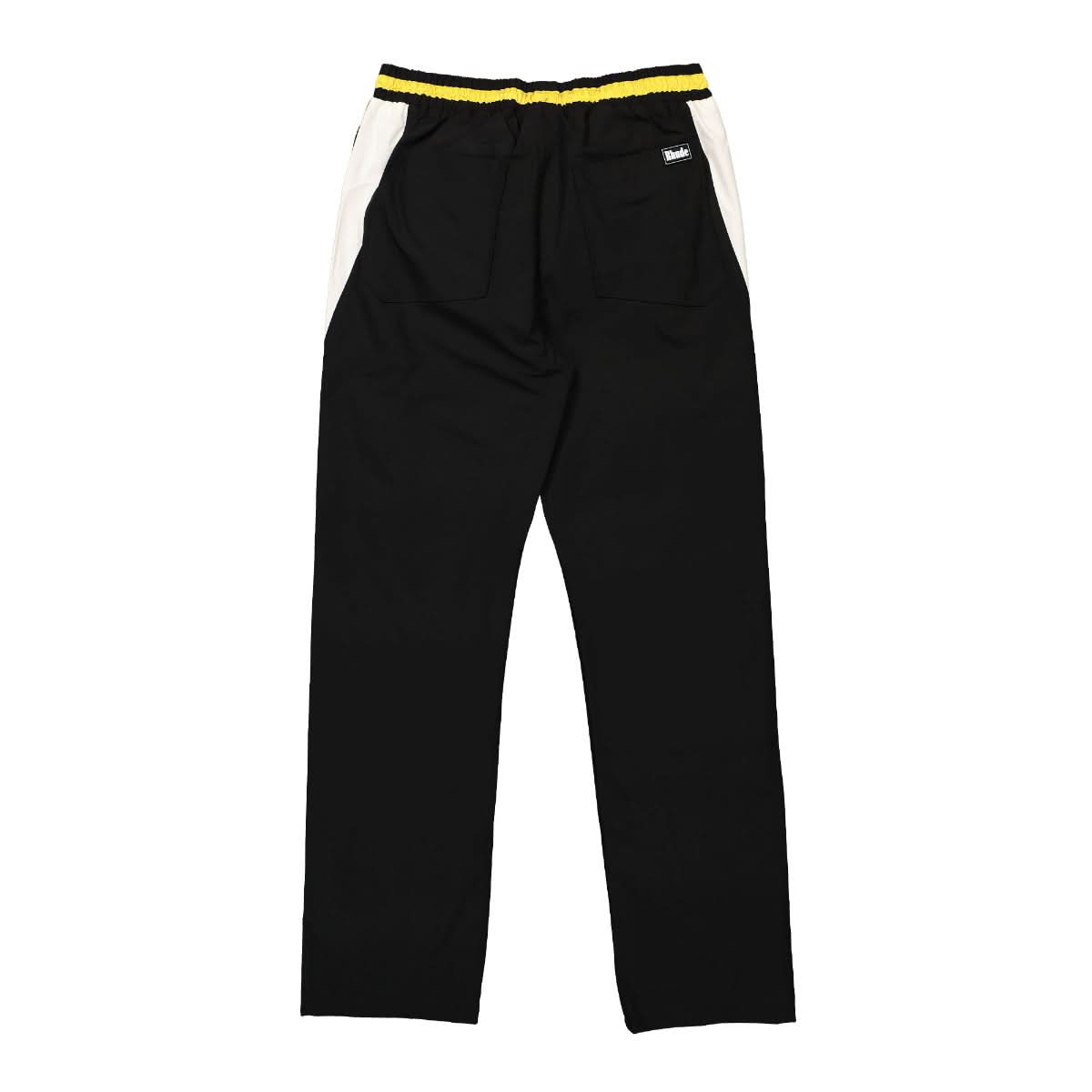 Rhude Curve Panel Track Pant Black,Beige,Yellow Detail view 2 | Gate