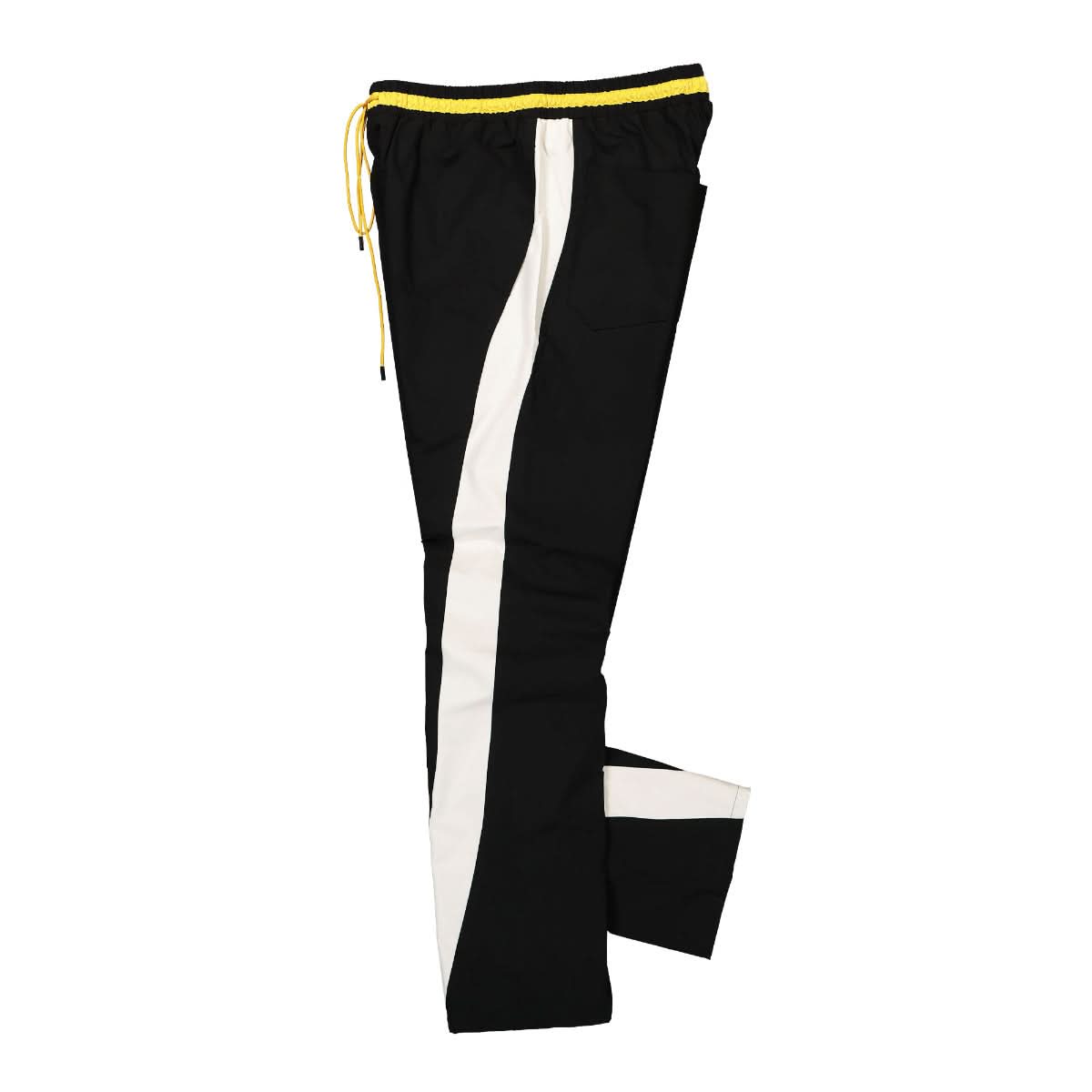 Rhude Curve Panel Track Pant Black,Beige,Yellow Detail view 3 | Gate
