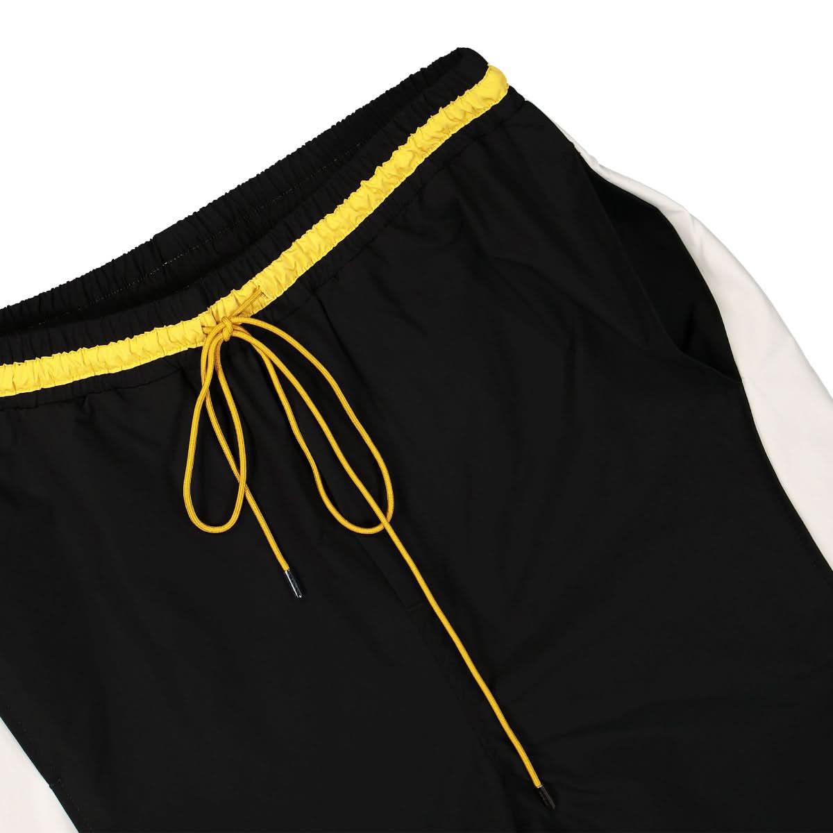 Rhude Curve Panel Track Pant Black,Beige,Yellow Detail view 4 | Gate