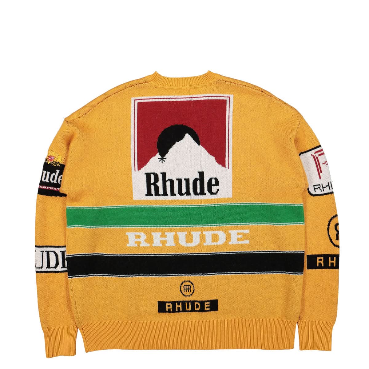Rhude Ayrton Knit Crewneck Multicolor Detail view 2 | Gate
