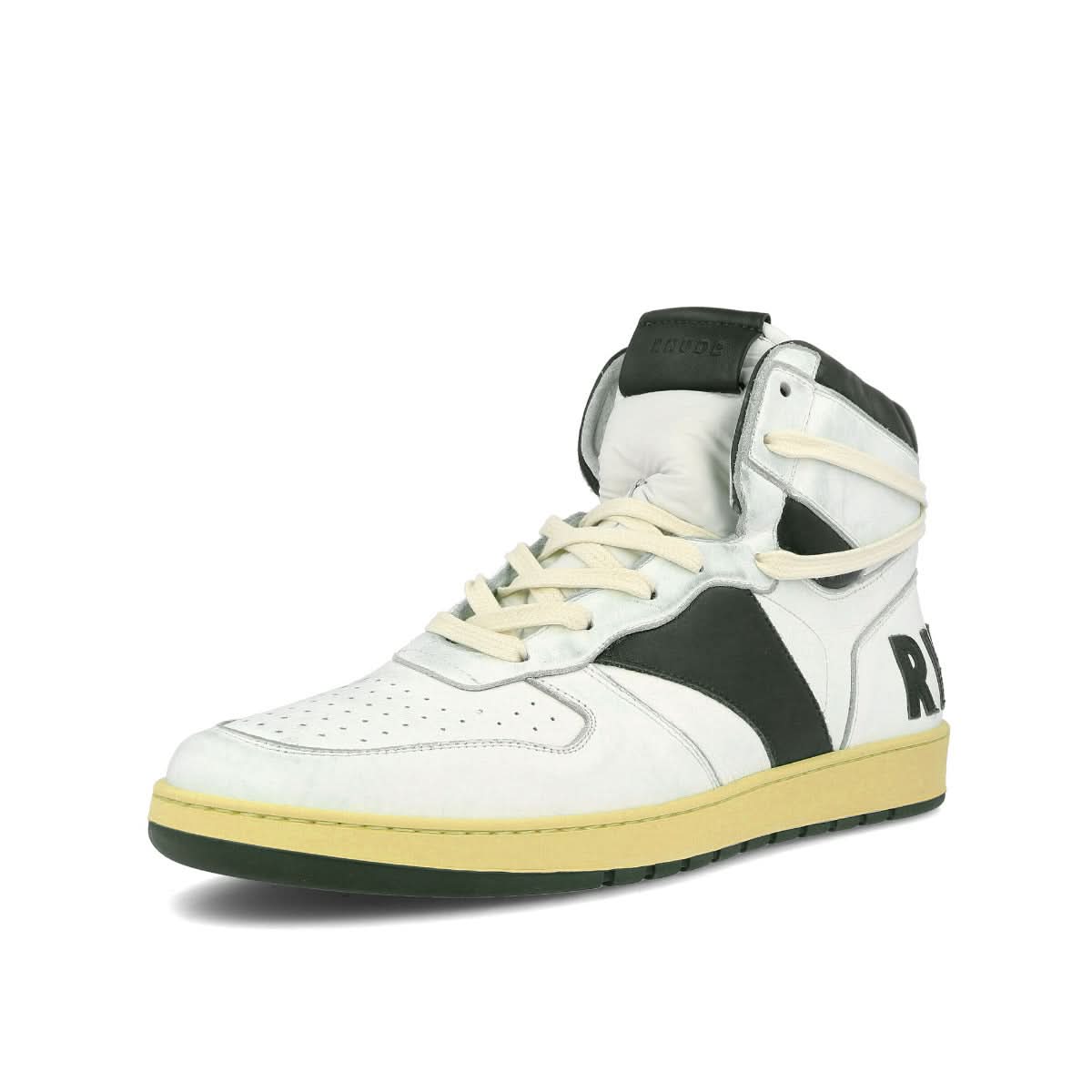 Rhude Rhecess High White Sneaker Detail view 4 | Gate