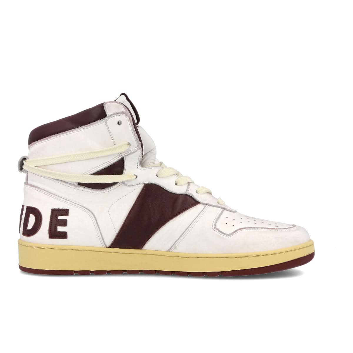 Rhude Rhecess High White Sneaker Detail view 2 | Gate