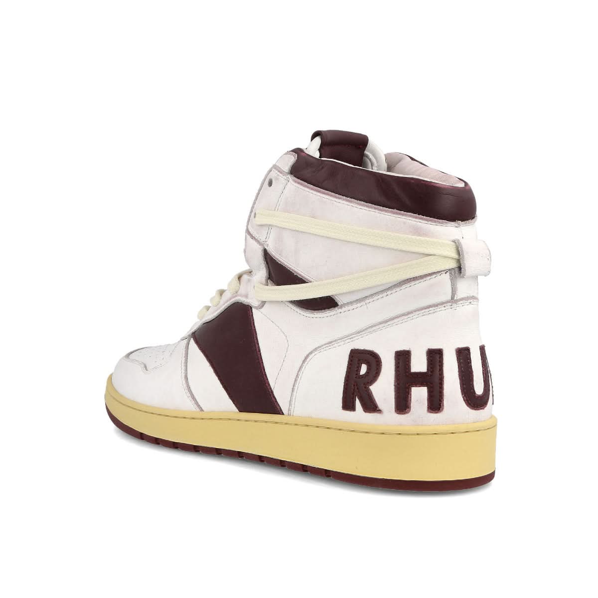 Rhude Rhecess High White Sneaker Detail view 3 | Gate