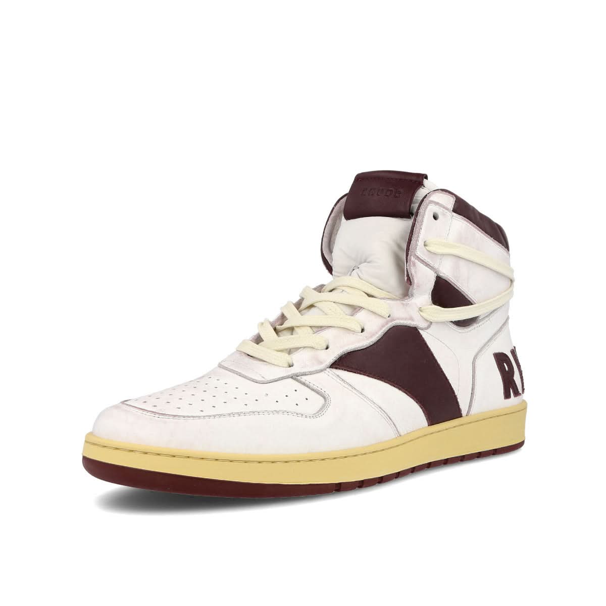 Rhude Rhecess High White Sneaker Detail view 4 | Gate