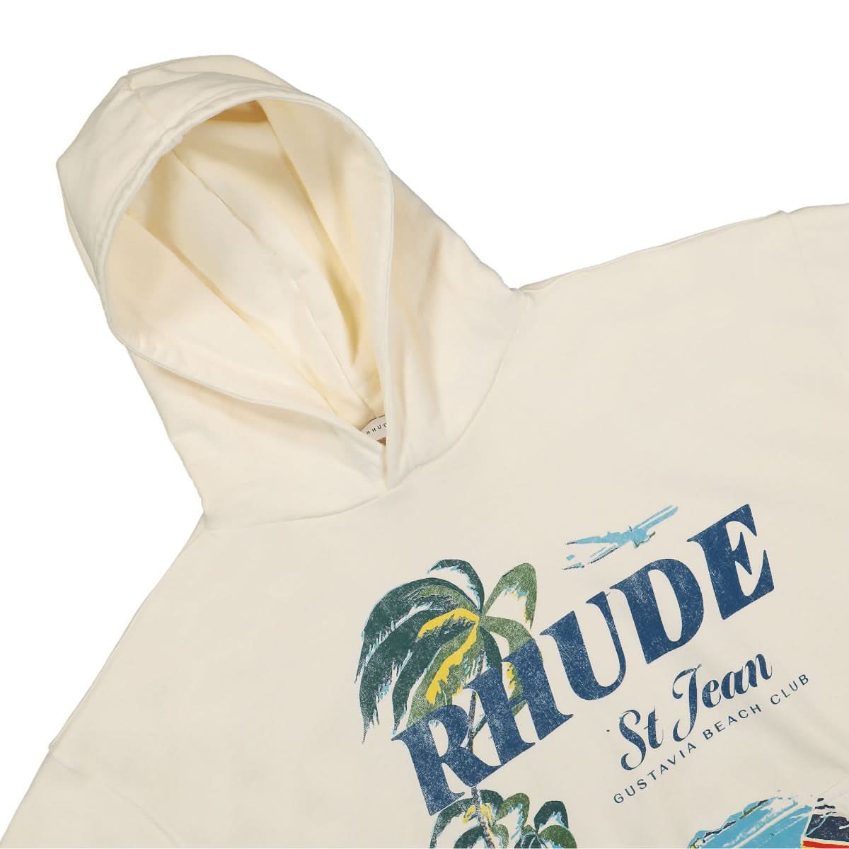 Rhude Beach Club Hoodie Beige Detail view 3 | Gate