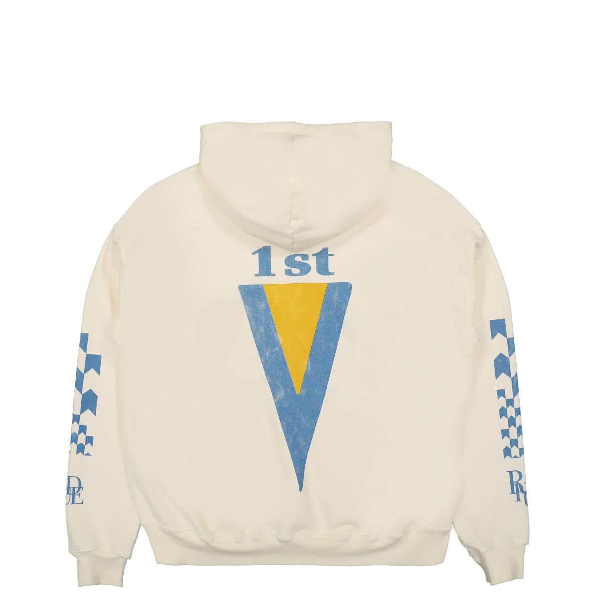 Rhude Cigarette Racing Hoodie Beige Detail view 2 | Gate
