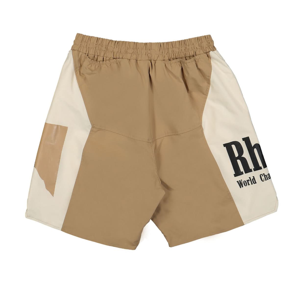 Rhude Senna Flight Short Brown,Beige Detail view 2 | Gate