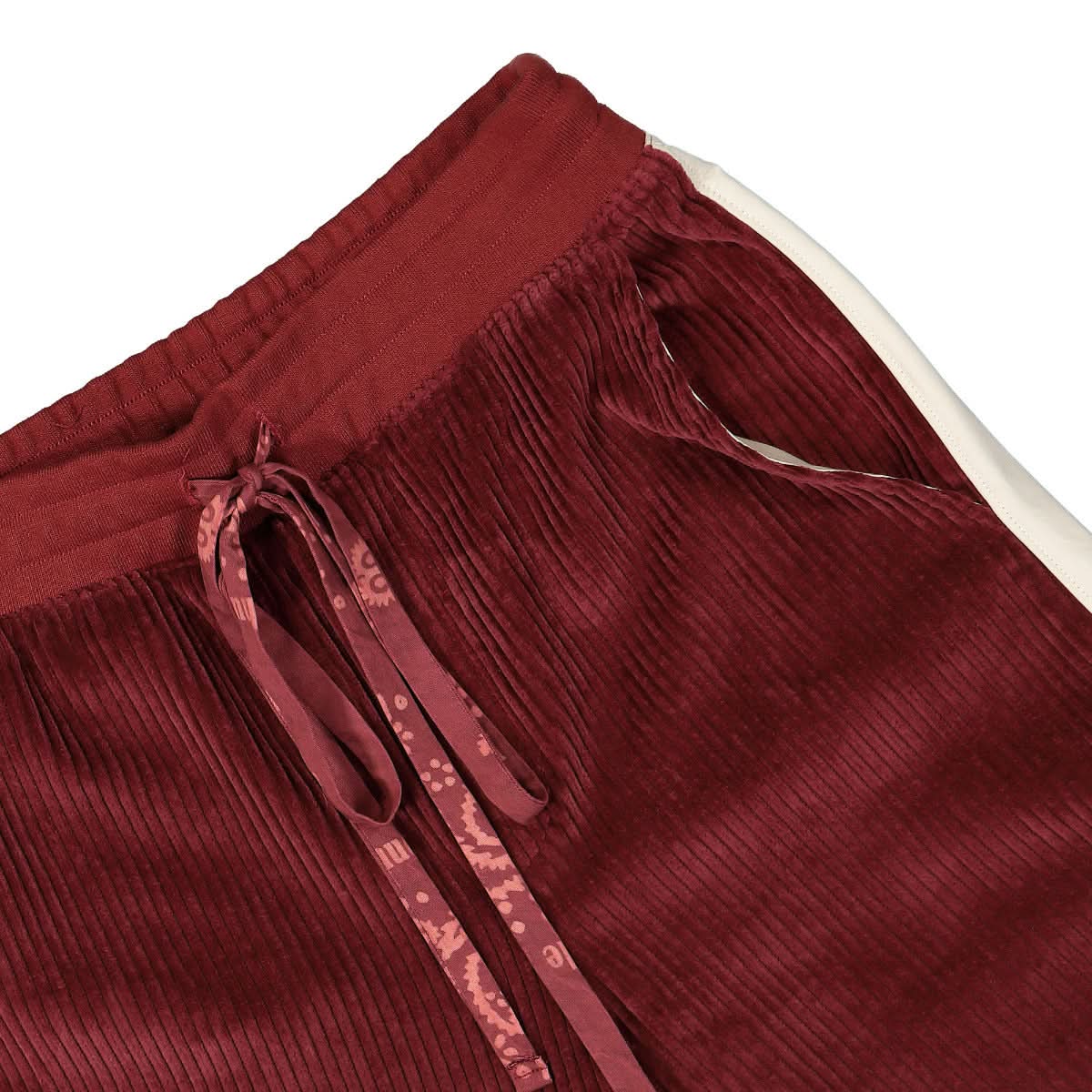 Rhude Corduroy Track Pant Red Detail view 4 | Gate
