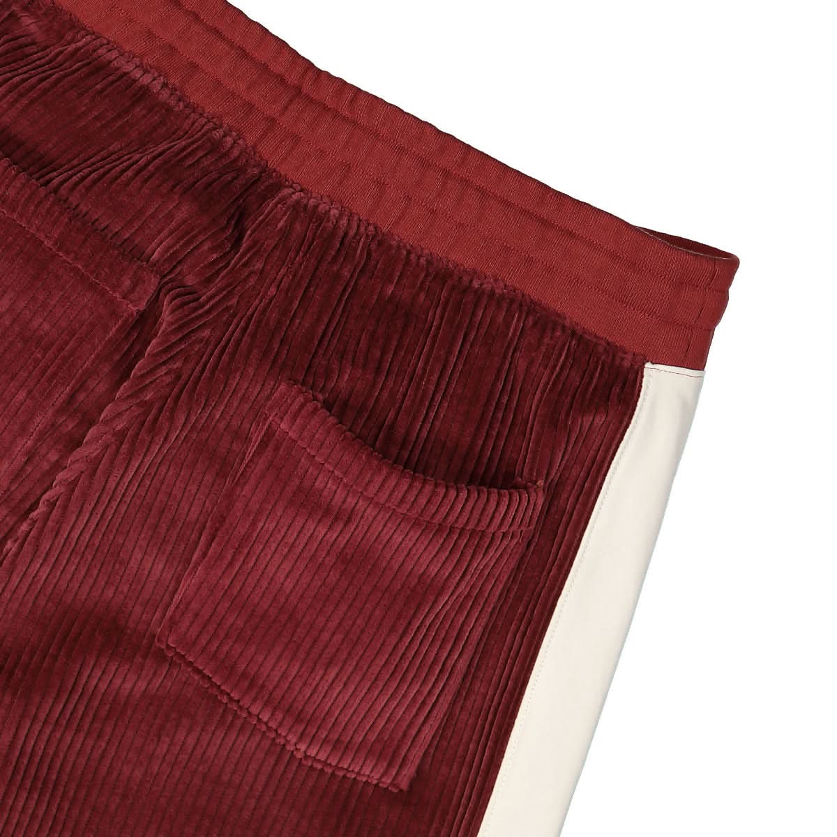 Rhude Corduroy Track Pant Red Detail view 5 | Gate