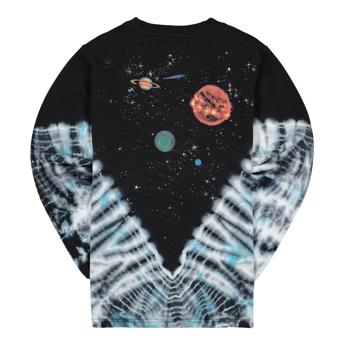 Ovadia & Sons Planets Tie Dye L/S Jersey Black Detail view 2 | Gate