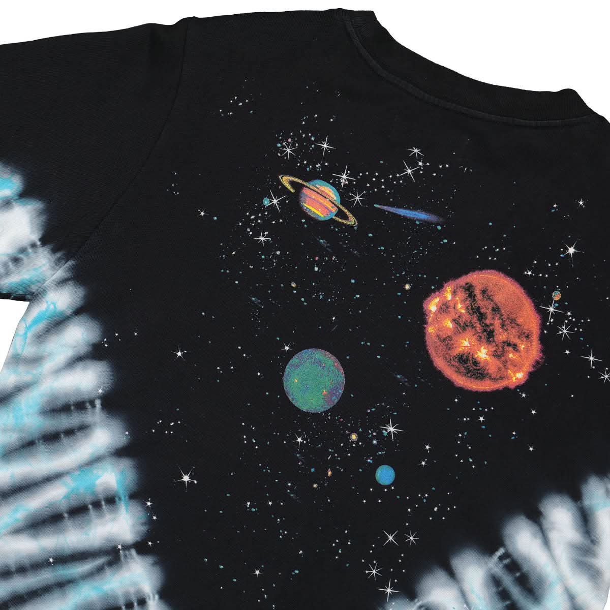 Ovadia & Sons Planets Tie Dye L/S Jersey Black Detail view 4 | Gate