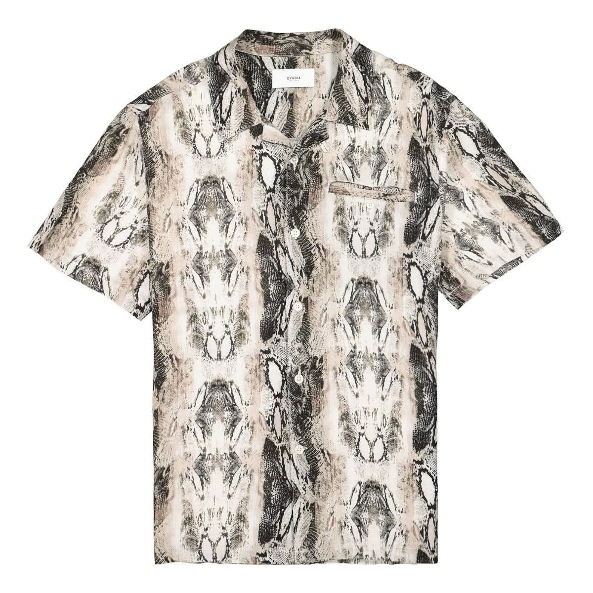 Ovadia & Sons Python Beach Shirt Multicolor Detail view 1 | Gate