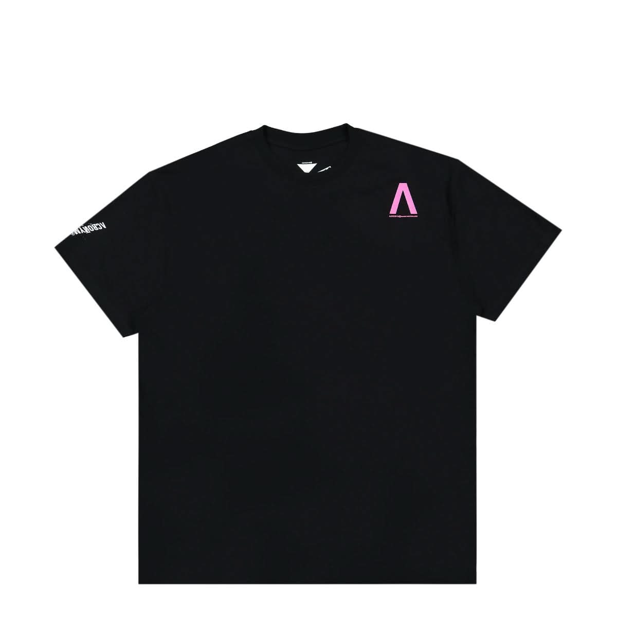 Acronym Pima Cotton Short Sleeve T-Shirt Black Detail view 1 | Gate
