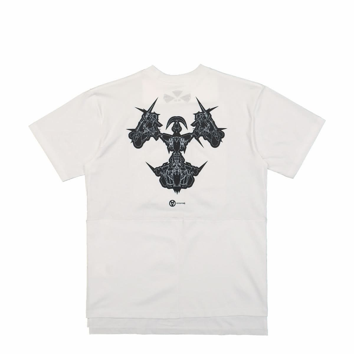 Acronym Next to Skin Organic Cotton Short Sleeve Shirt White Detail view 1 | Gate