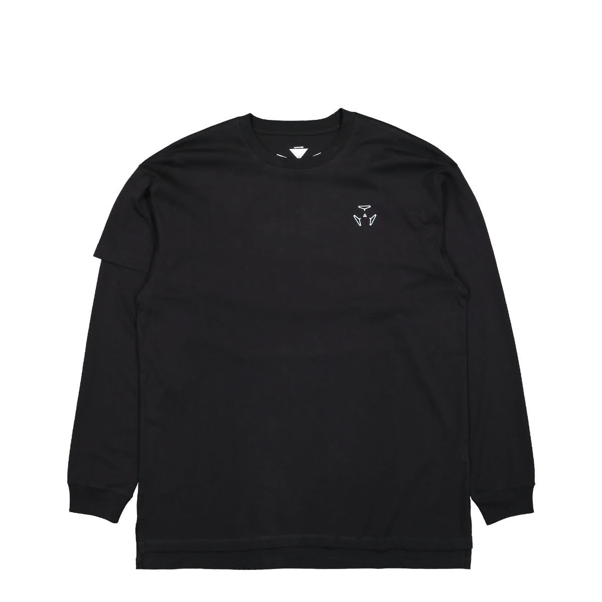 Acronym Next To Skin Organic Cotton Long Sleeve Shirt Black Detail view 1 | Gate