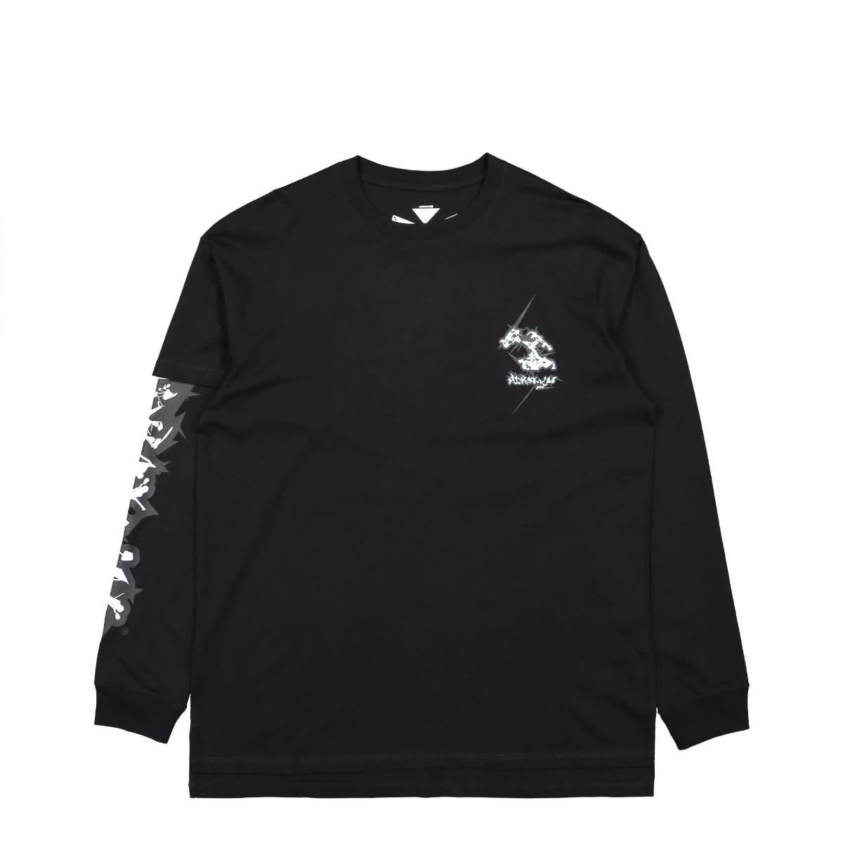 Acronym Next To Skin Organic Cotton Long Sleeve Shirt Black Detail view 1 | Gate