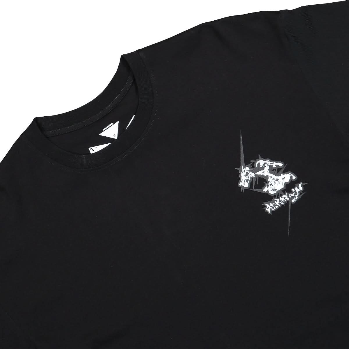 Acronym Next To Skin Organic Cotton Long Sleeve Shirt Black Detail view 3 | Gate