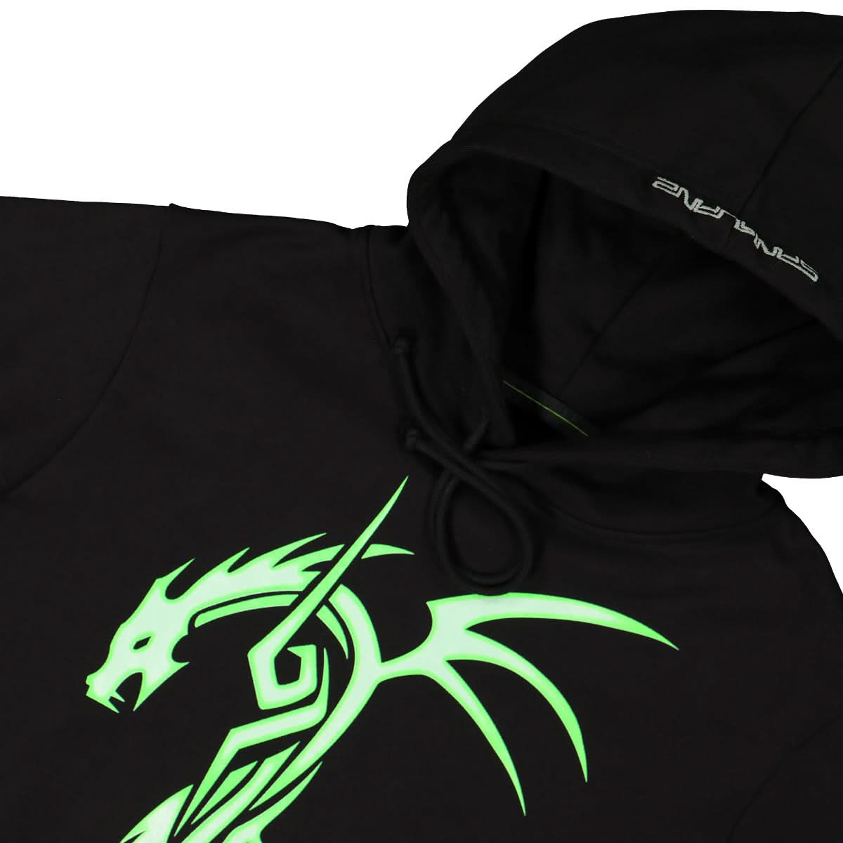 Sankuanz Printed Hoodie Black Detail view 3 | Gate